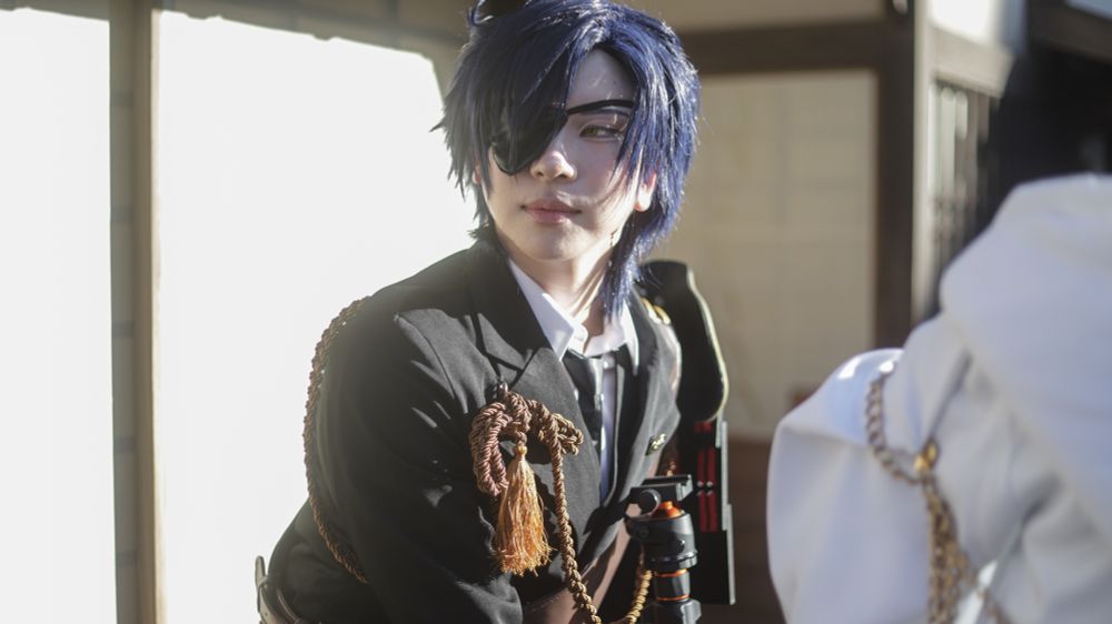 ほら、三脚片付けてるでしょ