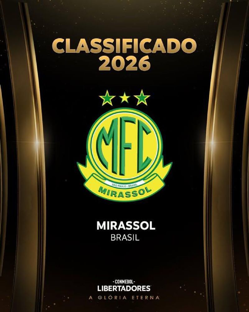 Mirassol classificado para a Libertadores