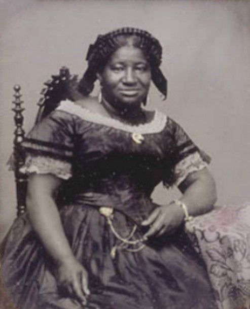 Photograph of a Black woman from the 1800s