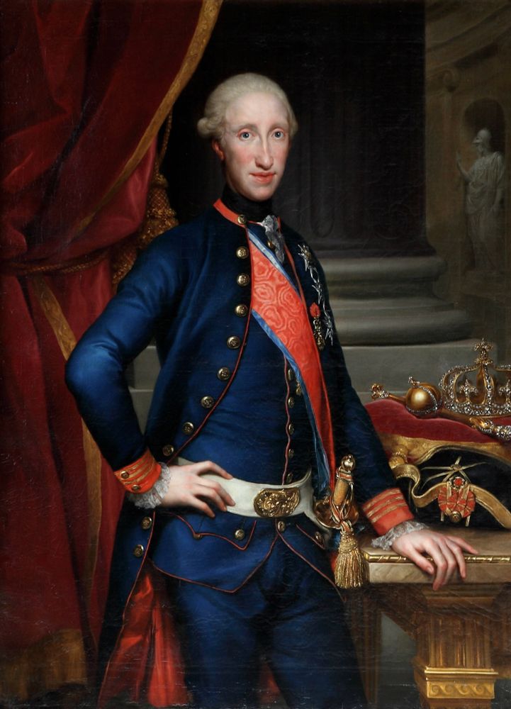 Portrait of King Ferdinand IV of Naples.