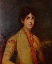 Portrait of Charlotte Mary Hood. 