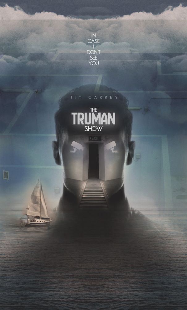 The Truman show face alternative poster