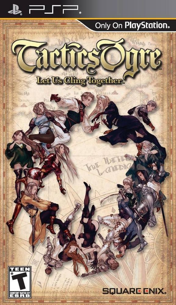 Tactics Ogre: Let Us Cling Together PSP remake North American box art