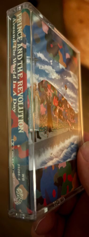 Cassette of the Prince album ‘Around the World in a Day’