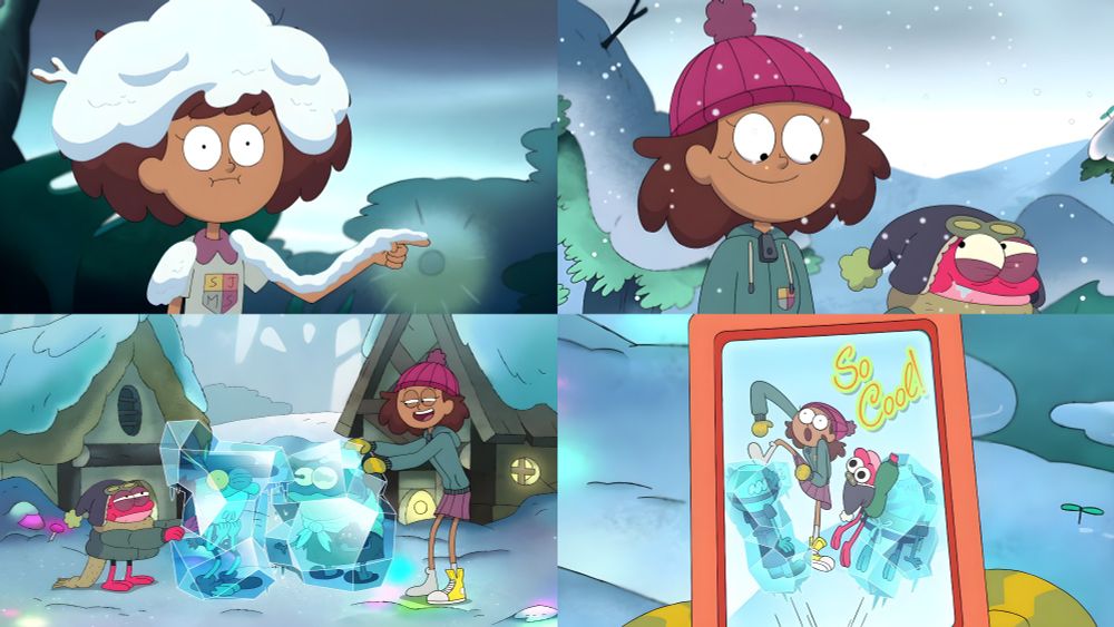 Of course, I cannot leave out Amphibia and it's main characters for this Christmas-themed post. Sure, nothing too crazy, but it's the least I can do.😁