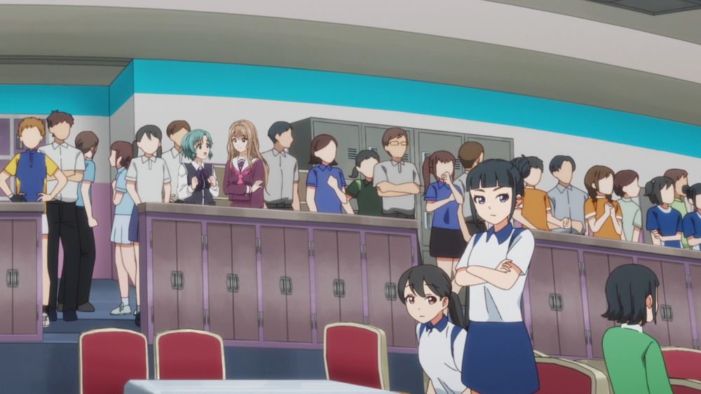 Towa and Hayate attending a bowling game