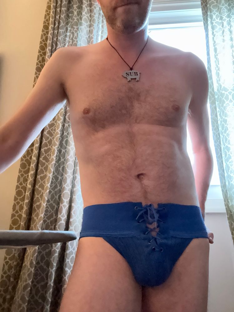 Blue jock