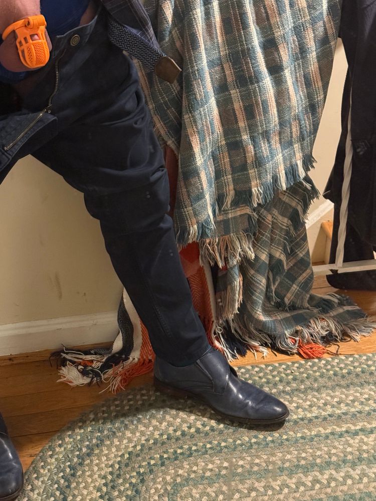 Blue shoes 
