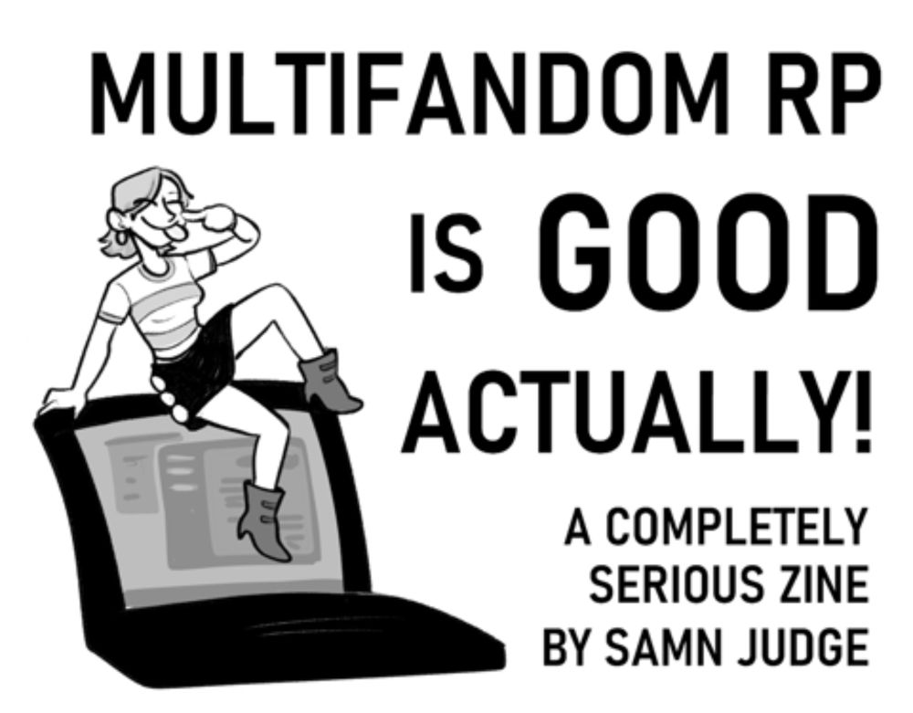 Multifandom RP is GOOD Actually - Samn | Screaming Rat's Ko-fi Shop