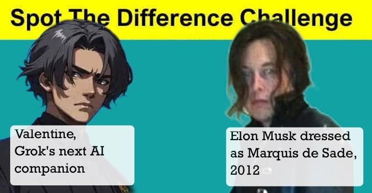 Valentine and party-mode Elon Musk