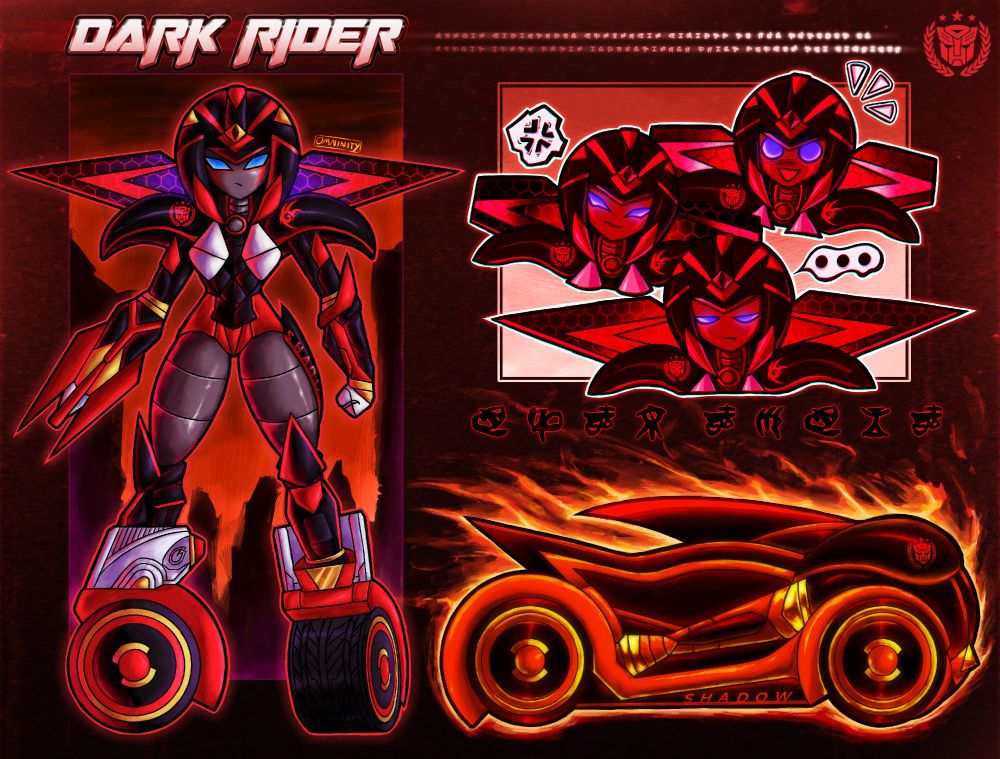 Dark Rider is a transformer based on Shadow The Hedgehog's motorcycle as a Cybertronian. #sonicthehedgehog #transformers