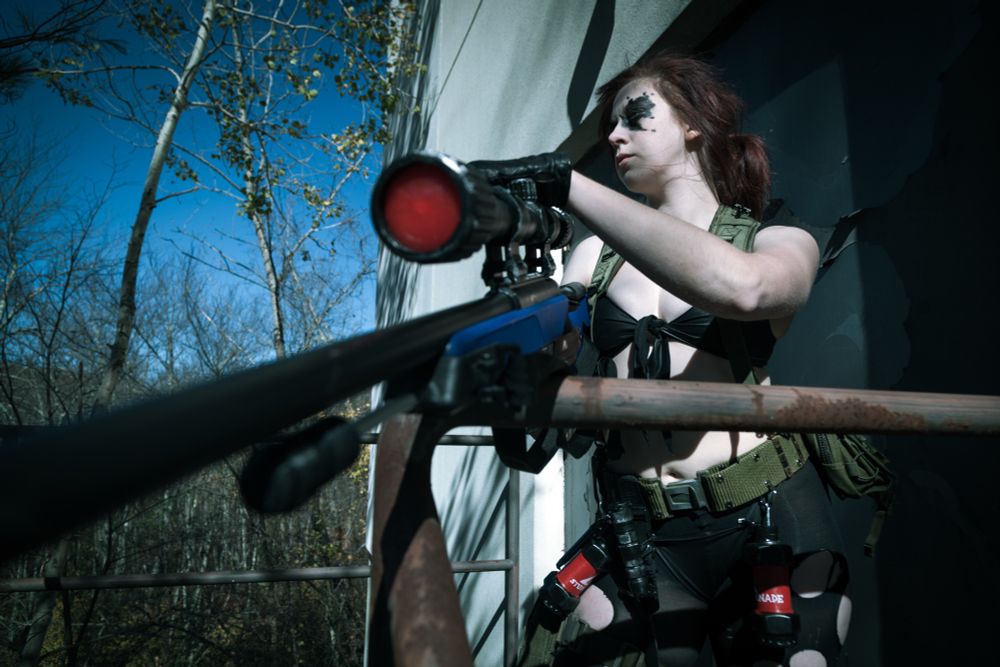Leeleethebunny as Quite from Metal Gear Solid 5