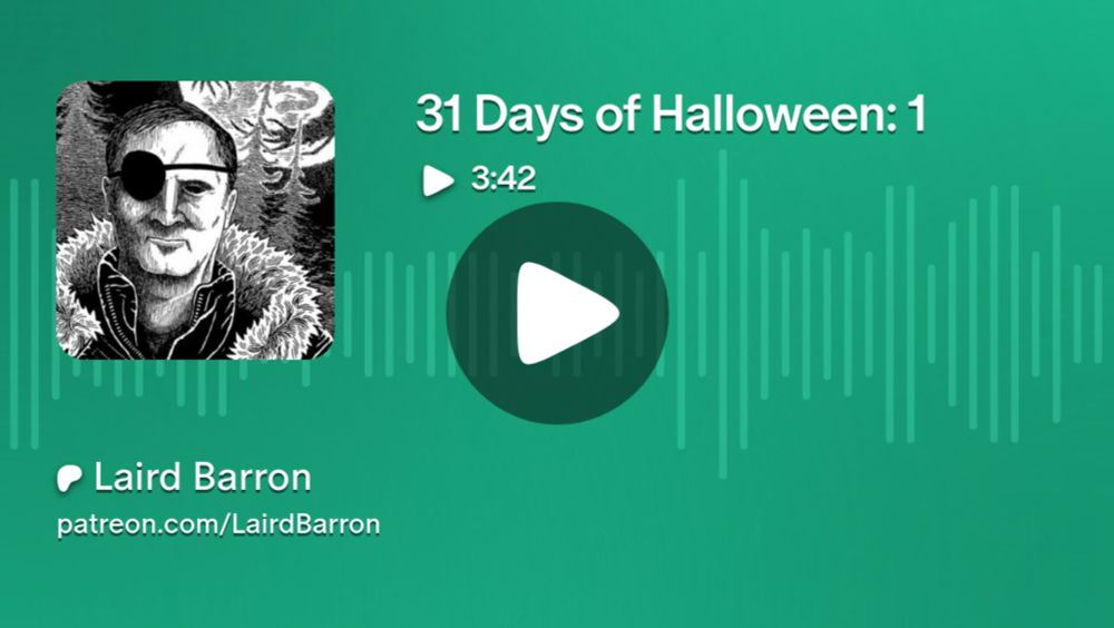 31 Days of Halloween: 1 | Laird Barron