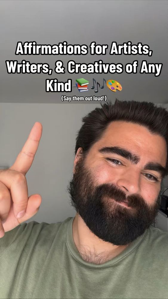 Affirmations for Artists, Writers, & Creatives of Any Kind
(Say them out loud!)