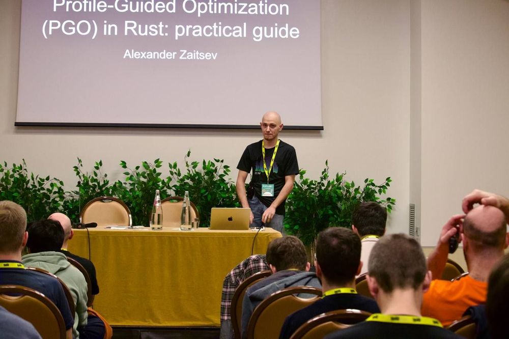 Aliaksandr Zaitsau at RustLab, the International Conference on Rust in Florence, November 9th, 2024 - November 11th 2024 