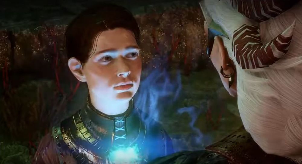 The Old God soul is transferred! Only appears in one of the three versions, but such a magical moment.