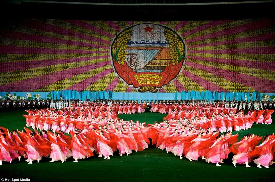 A much more impressive North Korean display
