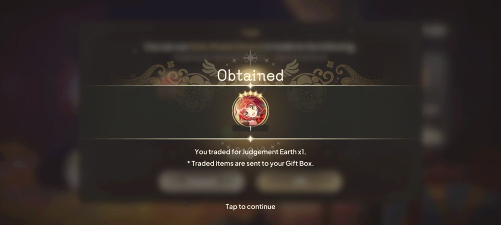 Me sparking Akino Kaede's "Judgement Earth" card