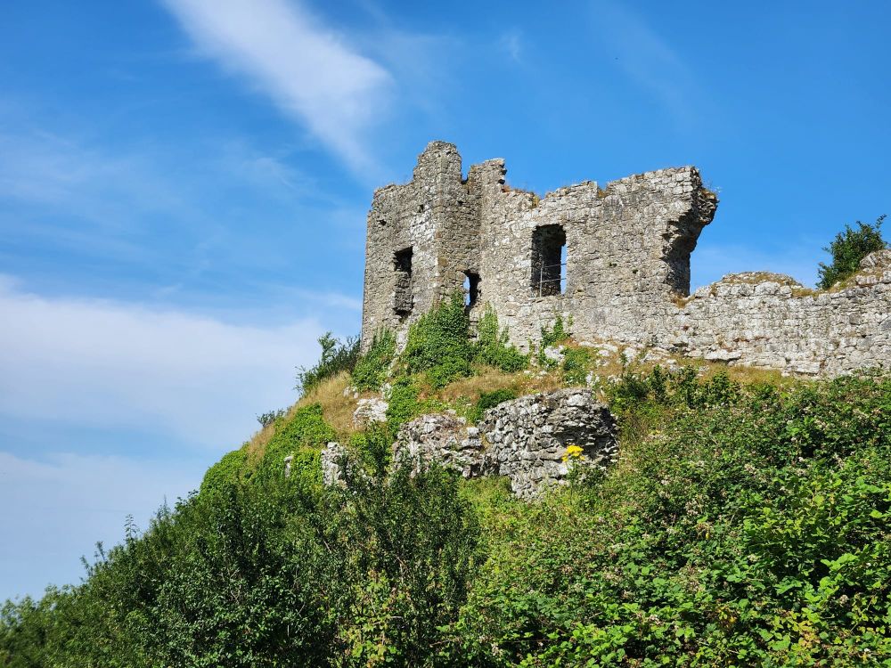 Ruin of a castle on a hill