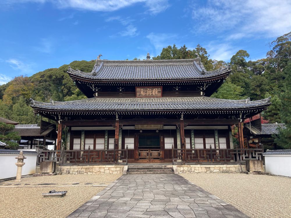 萬福寺法堂（はっとう）。