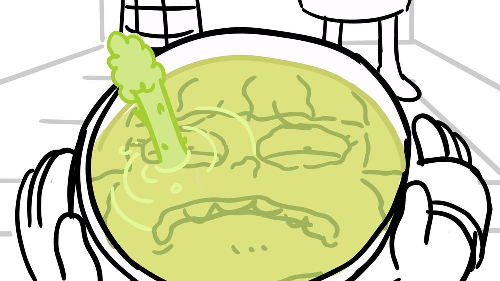 A c\u panel of storyboard from the Rugrats episode No Talking