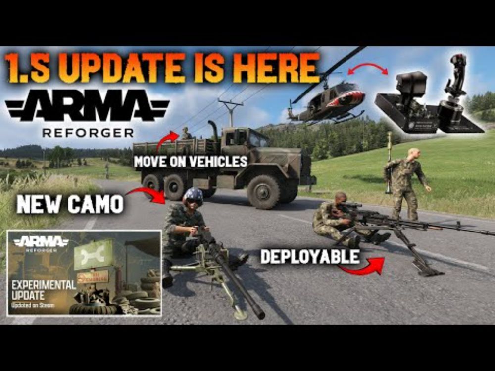 ARMA REFORGER 1.5 EXPERIMENTAL UPDATE | AP Mines, Weapons, Clothes & MORE