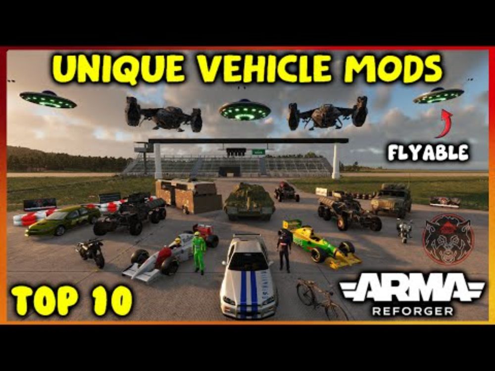 TOP 10 Most Unique Vehicles | ARMA REFORGER 2025 (Flyable UFO's)
