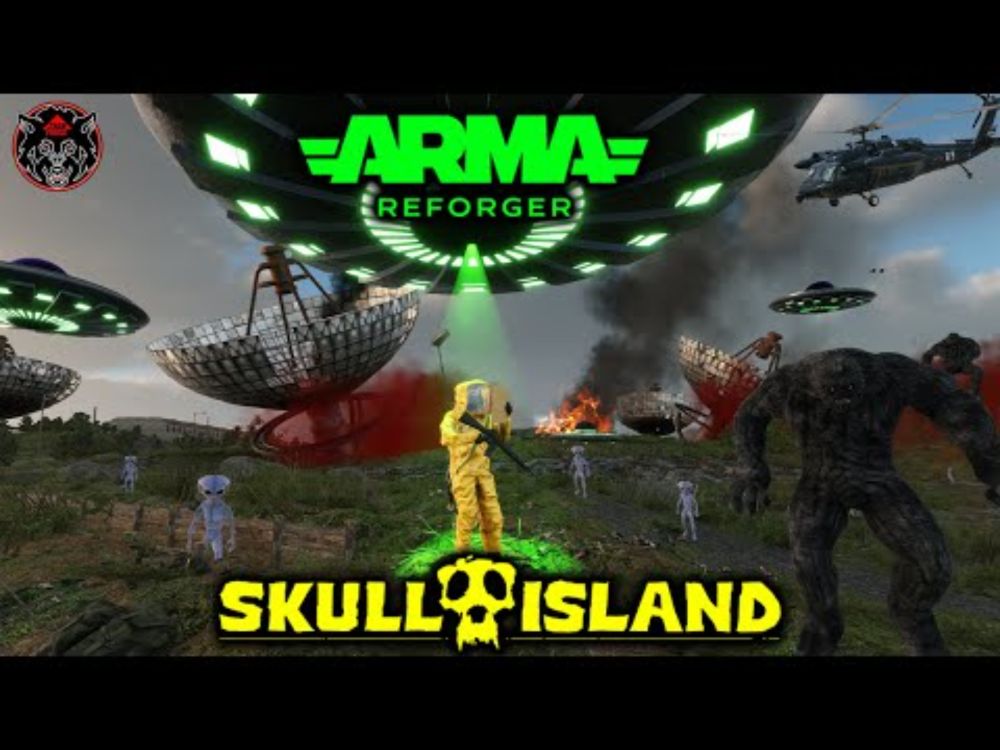 ARMA REFORGER | SCIENTISTS Vs BEASTS & ALIENS | OPERATION SKULL ISLAND