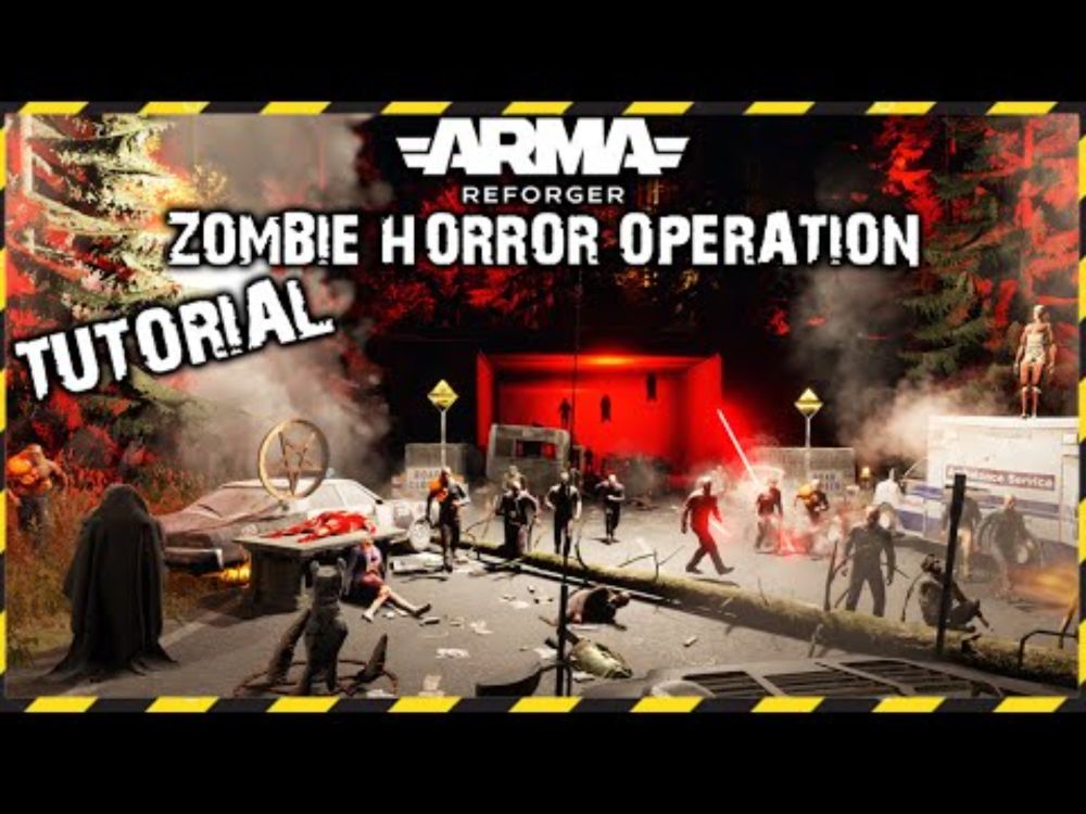 ARMA REFORGER TUTORIAL | HORROR ZOMBIE OPERATION (Gamemaster Tips)