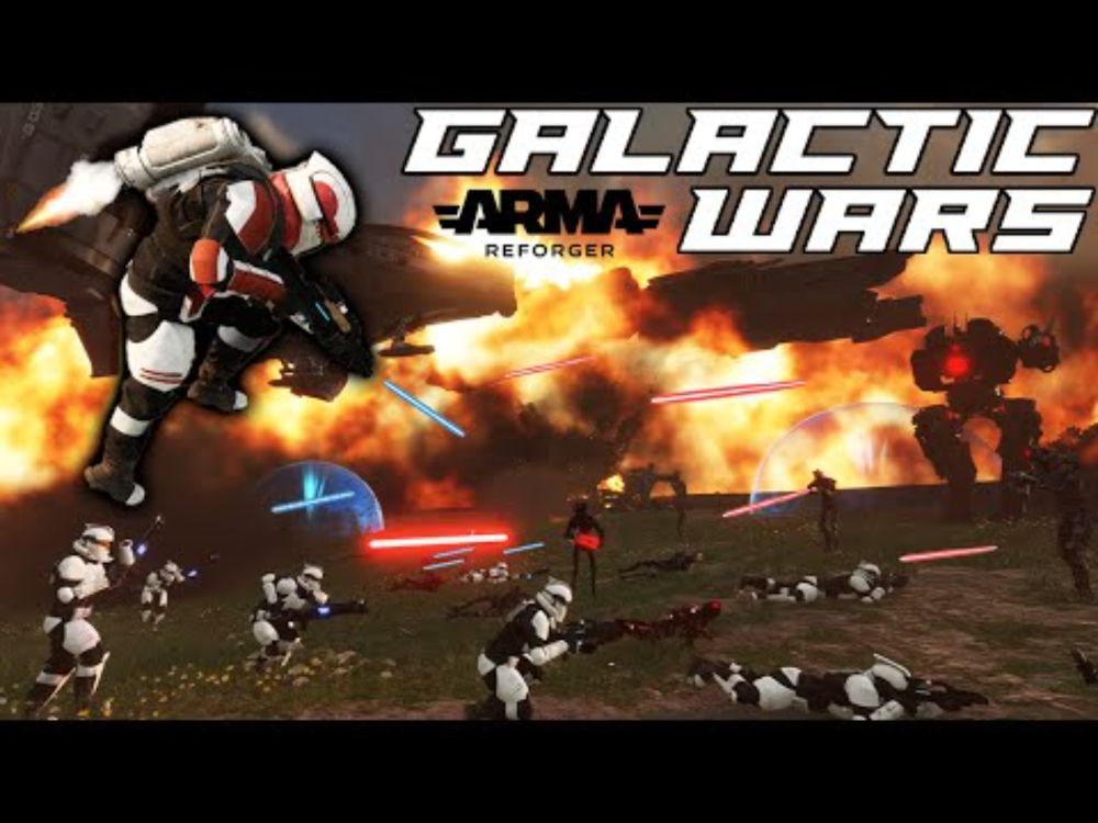 ARMA REFORGER BATTLEFRONT | JETPACK TROOPERS Vs DROID ARMY