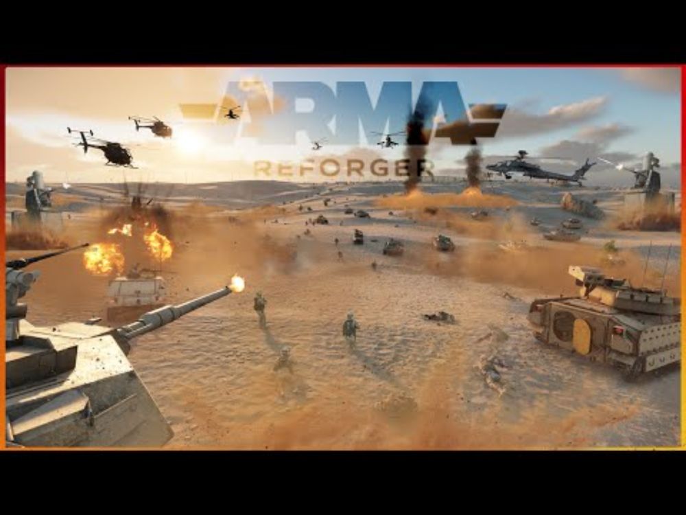FULL SCALE DESERT WARFARE | ARMA REFORGER CINEMATIC OPERATION