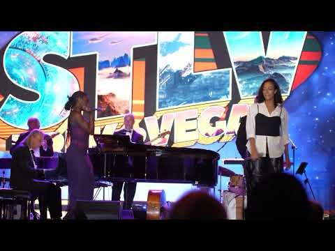 Celia Rose Gooding and Tawny Newsome at STLV 2025