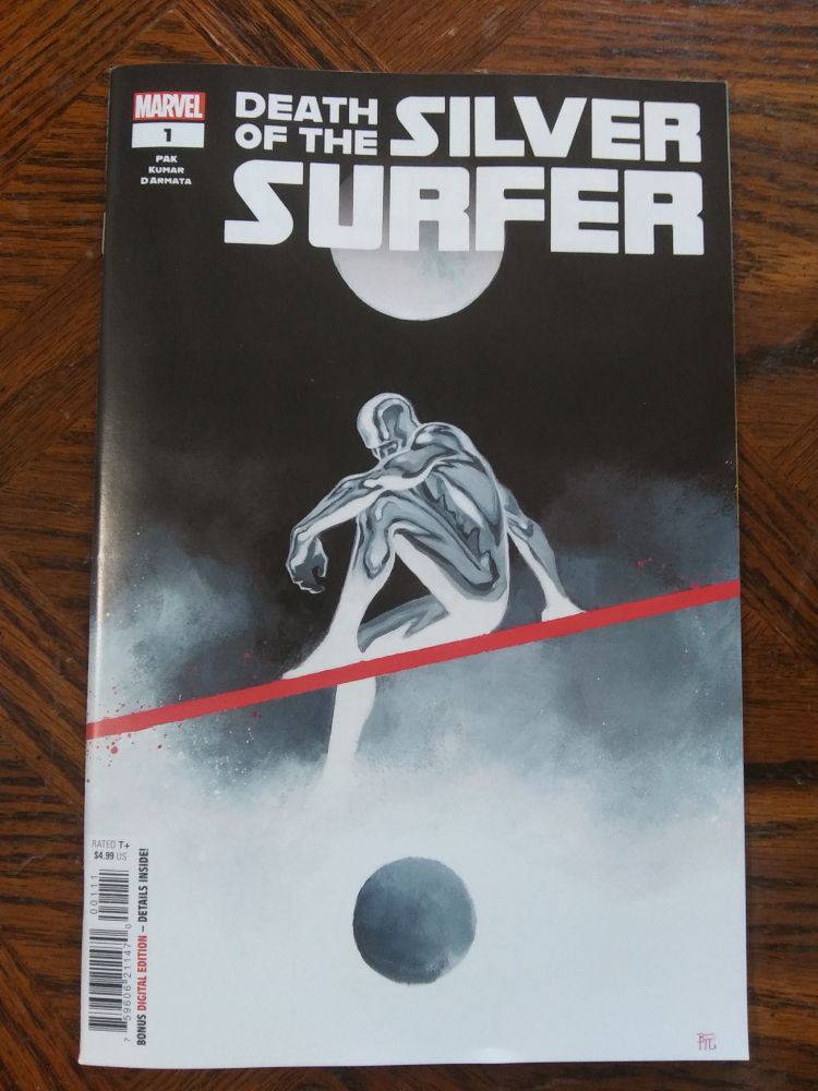 Issue #1 of "Death of the Silver Surfer," written by Greg Pak.