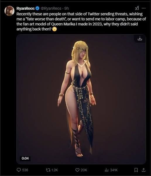 an improbably horny version of fromsoft's second most famous hitler jesus