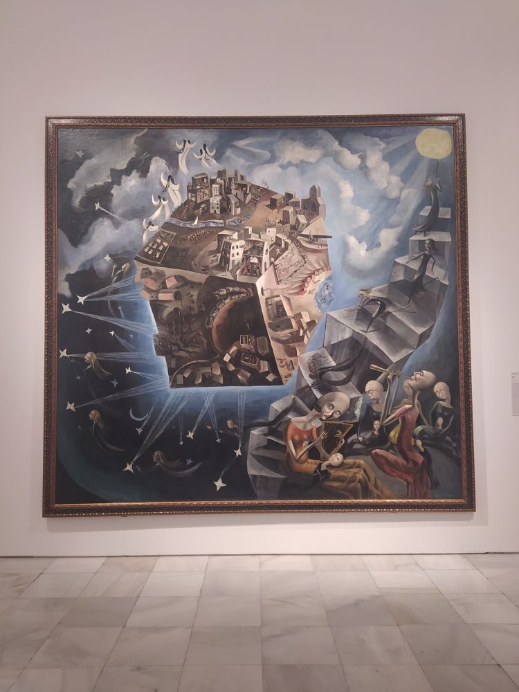 Cuadro El Mundo, fotografía en el museo