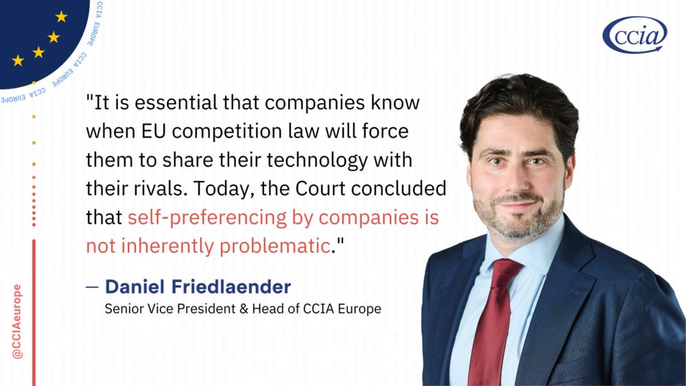 CCIA Europe Statement on Google Shopping Judgement - CCIA