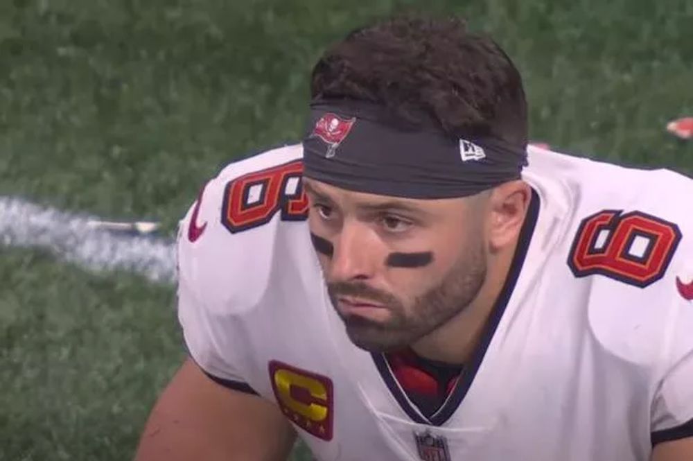 Baker Mayfield's reaction says it all as Tampa Bay Buccaneers implode against Atlanta Falcons