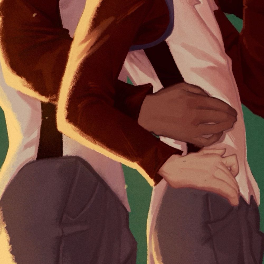 Close up shot of the piece shown above.