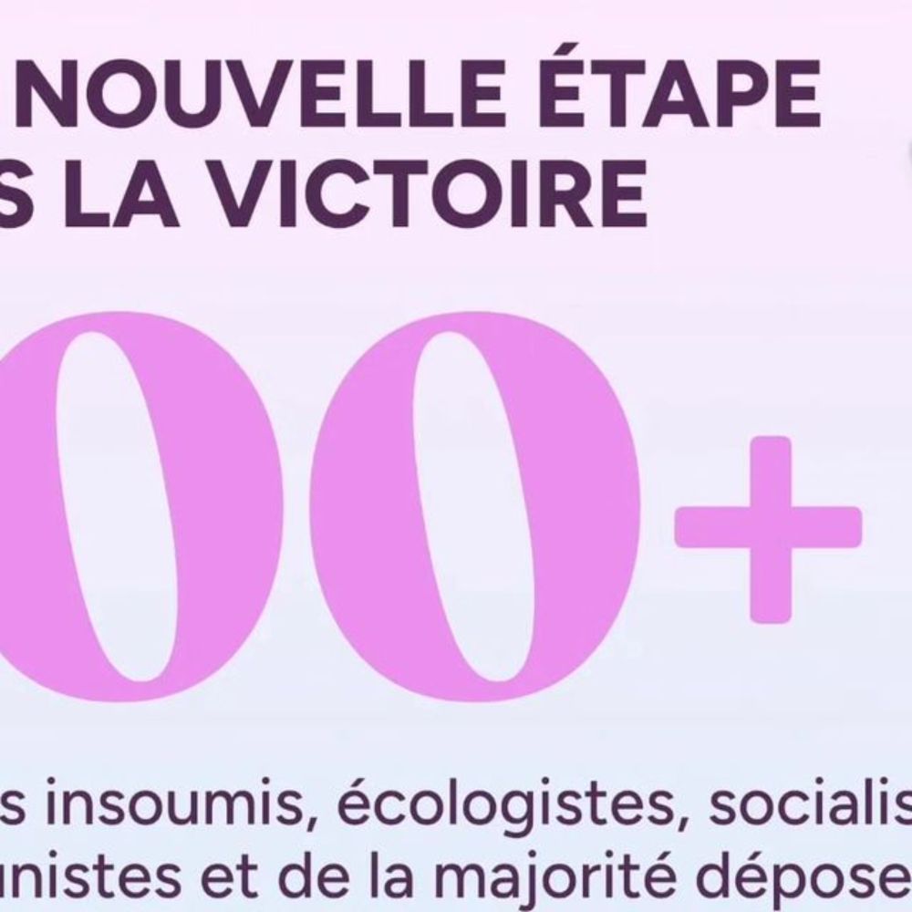 #NousToutes on Instagram: "UNE NOUVELLE ÉTAPE VERS LA VICTOIRE

100 députés insoumis, écologistes, socialistes, communistes et de la majorité déposent à l'Assemblée nationale un texte ouvrant le chang...