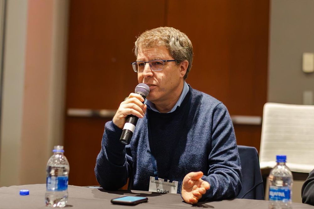 Photo of Pitch Slam 2024 judge David Ehrenstein. Photo by Sophia Hartley.