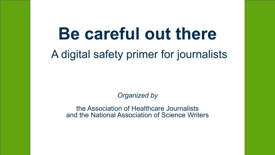 Joint Event: A Digital Safety Primer