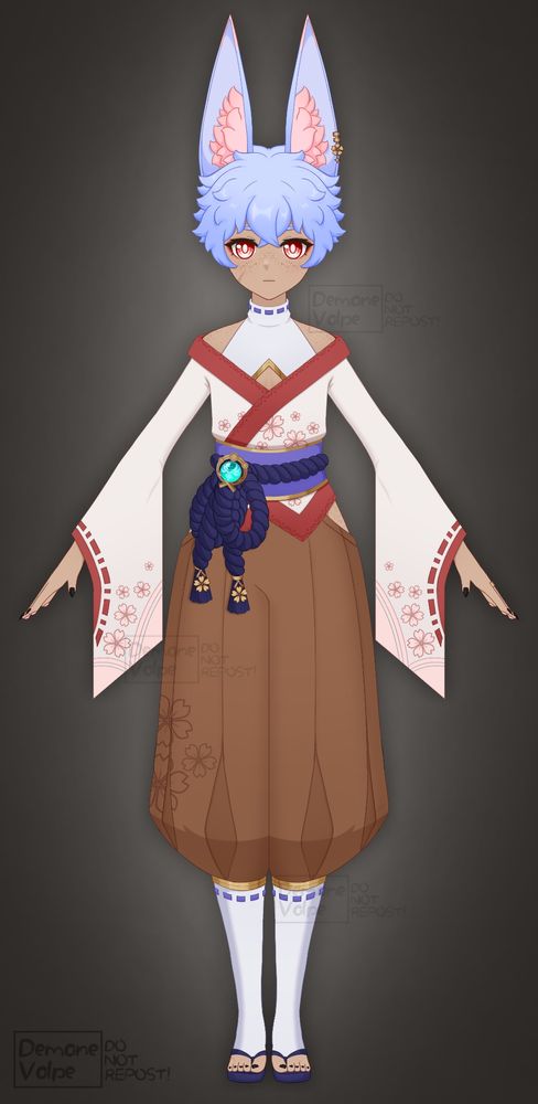 Reference image for my Genshin Impact OC Yae Kiyoshi.