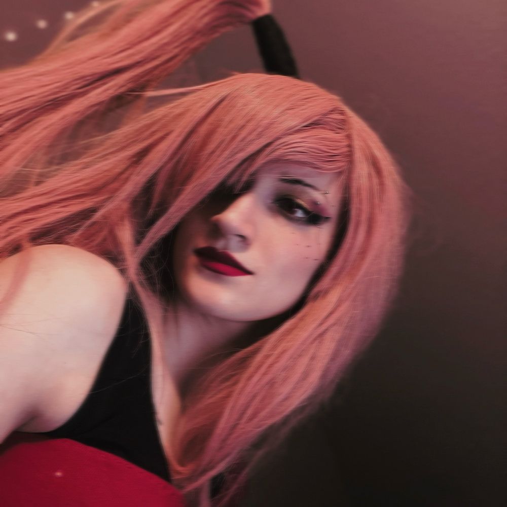 Cherri Bomb cosplay from Hazbin Hotel