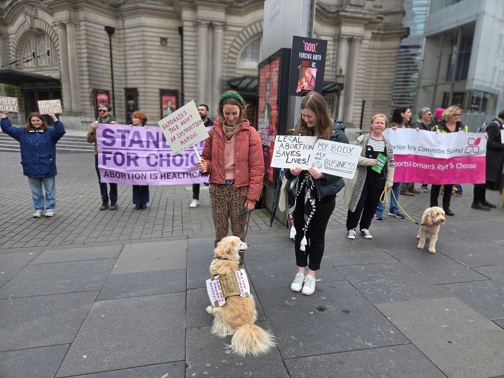 Abortion rights banners