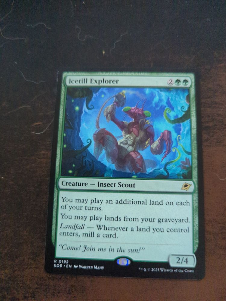 A picture of the magic the gathering card icetill explorer 