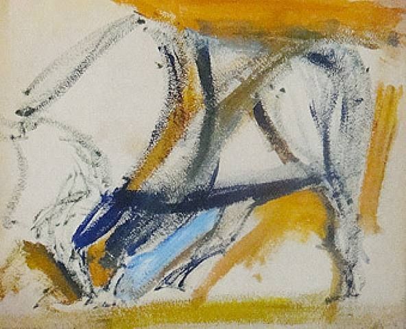 Abstraction (Standing Bull)