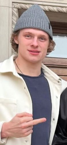 Alex bump flipping the bird