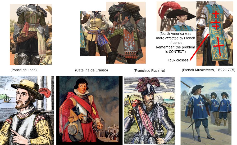 PROPOSED SOLUTION

1. Removing the gear entirely.
2. Removing offensive/recognizable parts of the gear (namely tabards, sashes, and the helmet).
3. Offering a dyable reskin of the Yuyeyawata gear.

Admittedly, I haven't been subbed since base Dawntrail, nor have I played the patches, due to my dissatisfaction with the expansion overall. I only stick around to play with friends, so I'm unaware of current gear pieces. The solutions have been offered by many people throughout the threat (which are greatly appreciated)! I just though to condense it all to prevent information being buried by agitators. All critiques/disagreements are allowed to be voiced, but people are allowed to disagree with you as well.

I apologize for the novel and the crude pics :P
Although Dawntrail has snubbed a lot of my love for this game; at the end of the day, I want to see it get better for my black and indigenous friends who still enjoy it. *I* want to enjoy it again. It hurts to see that the FFXIV dev team swears they've learned, wrong their mistakes, and continue to get better — yet do nothing to rectify these mistakes and things stay the same.