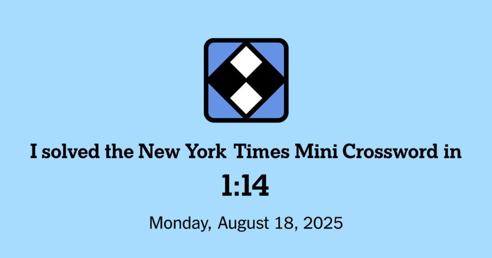 All the fun of the larger New York Times Crossword, but you can solve it in seconds.