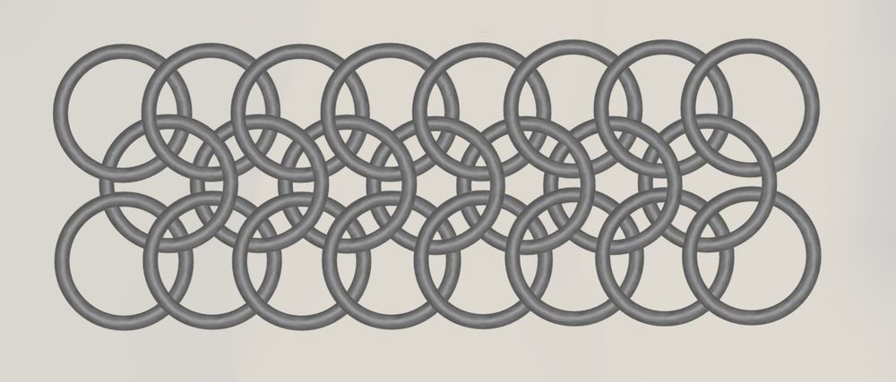 digital art of European 4 in 1 chain maile